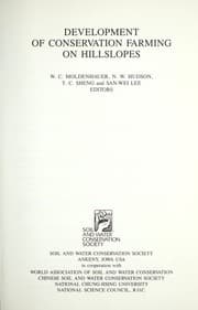 Tapa de Development of conservation farming on hillslopes