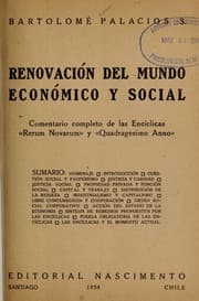 Tapa de Renovación del mundo económico y social