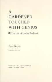 Tapa de A gardener touched with genius