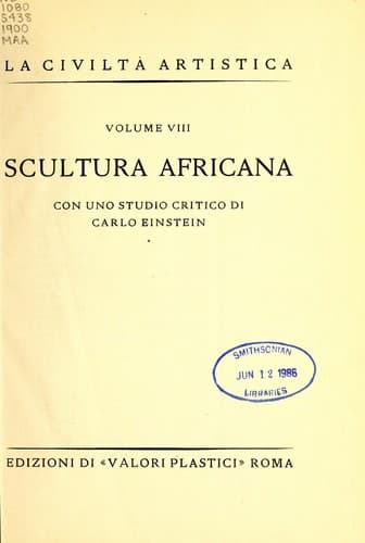 Tapa de Scultura africana