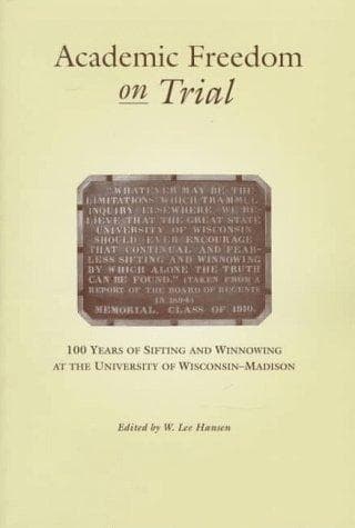 Tapa de Academic freedom on trial