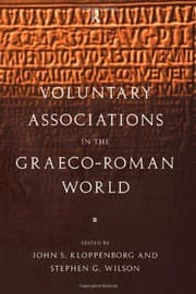 Tapa de Voluntary Associations in the Graeco-Roman World