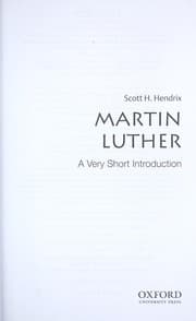 Tapa de Martin Luther