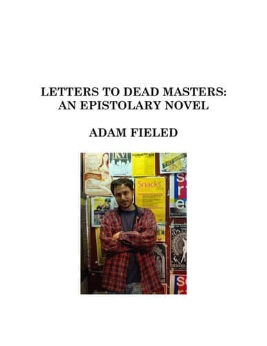 Tapa de Letters to Dead Masters