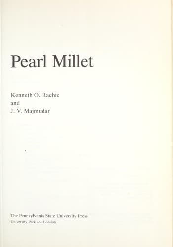 Tapa de Pearl millet