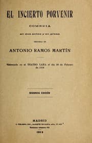 Tapa de El incierto porvenir