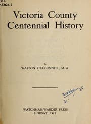 Tapa de Victoria county centennial history