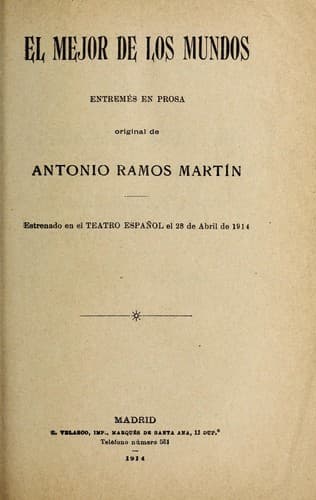 Tapa de El mejor de los mundos