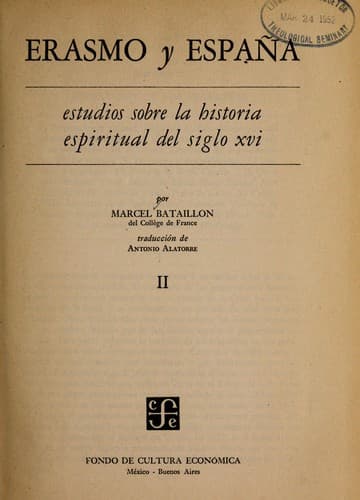 Tapa de Erasmo y España