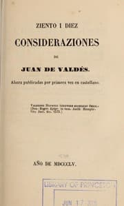 Tapa de Ziento i diez consideraziones