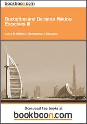 Tapa de Budgeting and Decision Making Exercises III