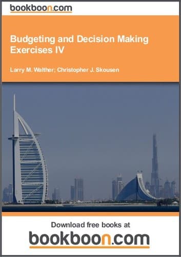 Tapa de Budgeting and Decision Making Exercises IV