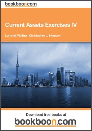 Tapa de Current Assets Exercises IV