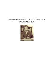 Tapa de Wordsworth and de Man