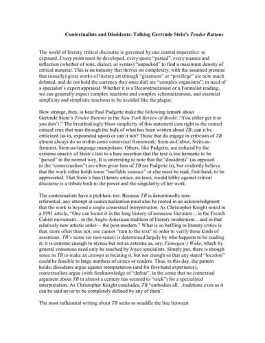 Tapa de Contextualists and Dissidents