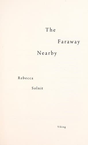 Tapa de The faraway nearby