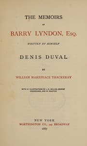 Tapa de The memoirs of Barry Lyndon, esq