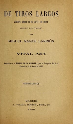 Tapa de De tiros largos