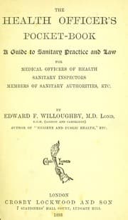 Tapa de The health officer's pocket-book