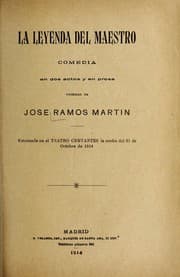 Tapa de La leyenda del maestro