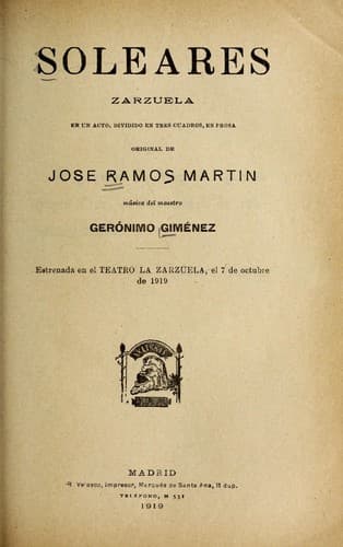 Tapa de Soleares