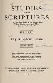 Tapa de Studies in the Scriptures