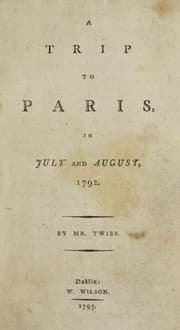 Tapa de A trip to Paris in July and August, 1792