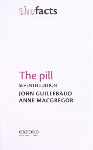 Tapa de The pill