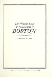 Tapa de The historic shops & restaurants of Boston