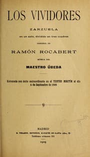 Tapa de Los vividores