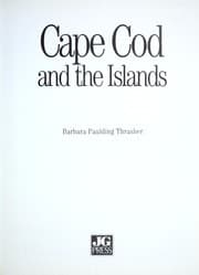 Tapa de Cape Cod and the Islands