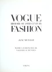 Tapa de Vogue history of 20th century fashion