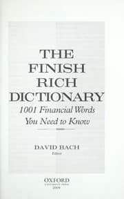 Tapa de The finish rich dictionary