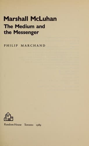 Tapa de Marshall McLuhan