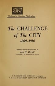 Tapa de The challenge of the city, 1860-1910