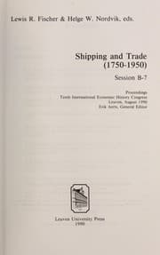 Tapa de Shipping and Trade (1750-1950). Session B-7