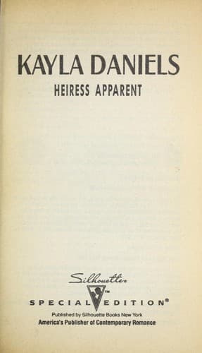 Tapa de Heiress Apparent