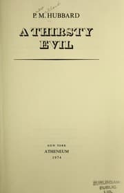 Tapa de A thirsty evil