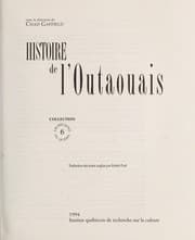 Tapa de Histoire de l'Outaouais