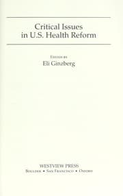 Tapa de Critical issues in U.S. health reform