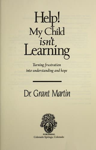 Tapa de Help! My child isn't learning