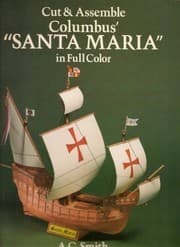 Tapa de Cut and Assemble Columbus "Santa Maria" in Full Color (Cut & Assemble Columbus')
