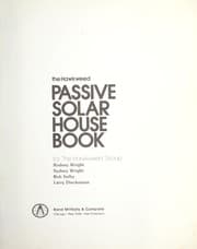 Tapa de The Hawkweed passive solar house book
