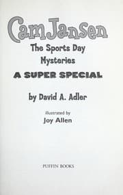 Tapa de Cam Jansen and the Sports Day Mysteries
