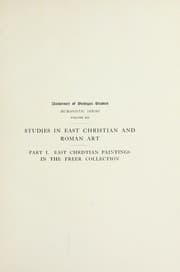Tapa de East Christian paintings in the Freer collection