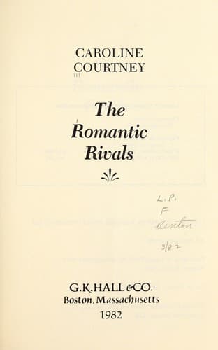 Tapa de The Romantic Rivals