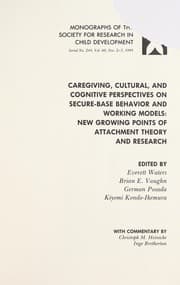Tapa de Caregiving, cultural, and cognitive perspectives on secure-base behavior and working models