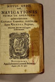 Tapa de Novus orbis. id est, Navigationes primæ in Americam