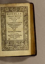 Tapa de Mores, leges, et ritus omnium gentium
