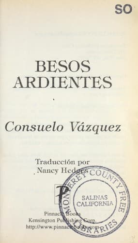 Tapa de Besos Ardientes